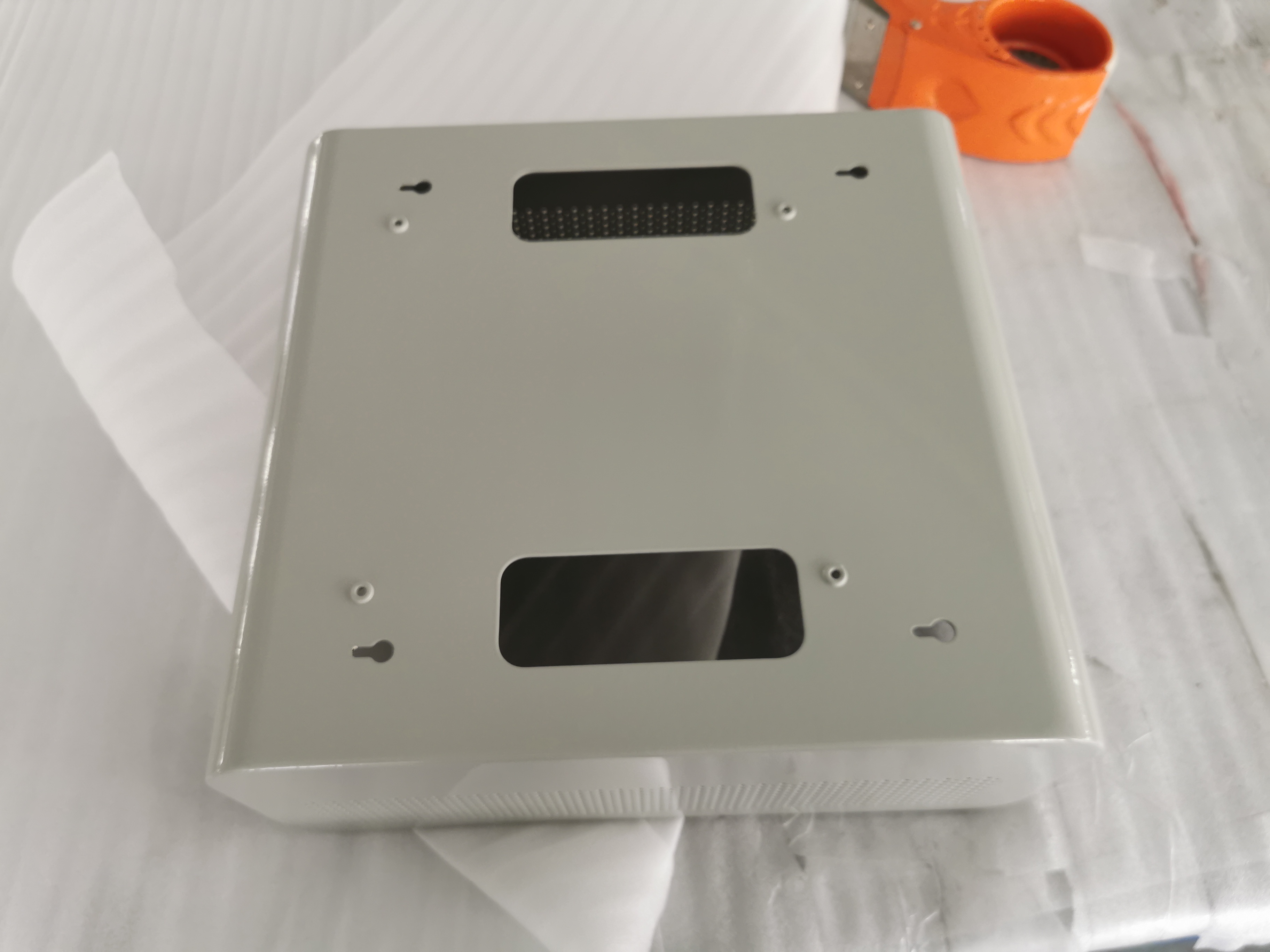 Sheet metal component used with a BOM and assembly drawing