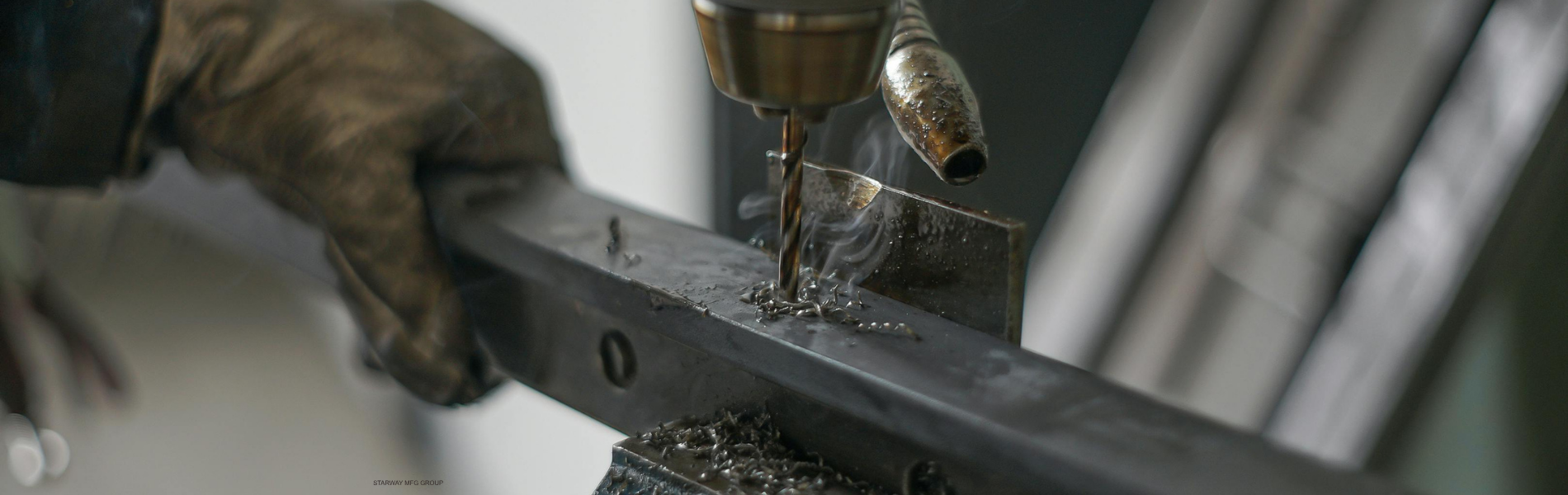 Sheet metal tapping and drilling operation