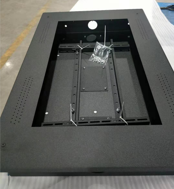 Assembly fit check on a sheet metal enclosure panel