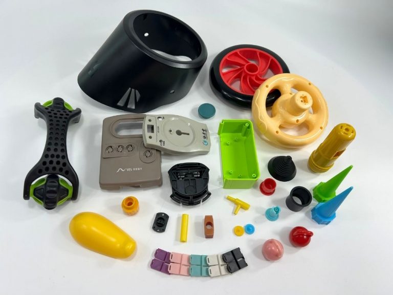 Injection molded plastic components
