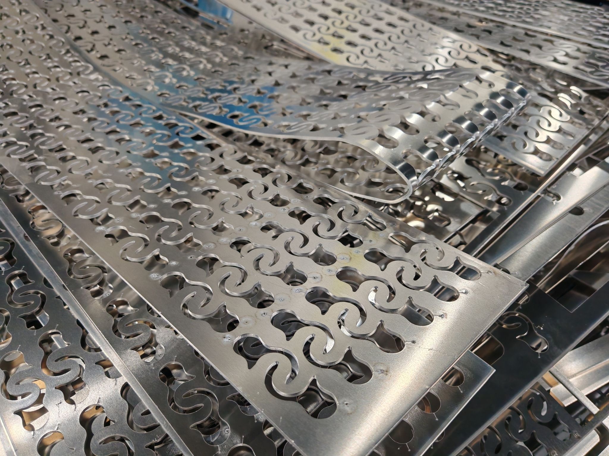 Laser cutting services finished components