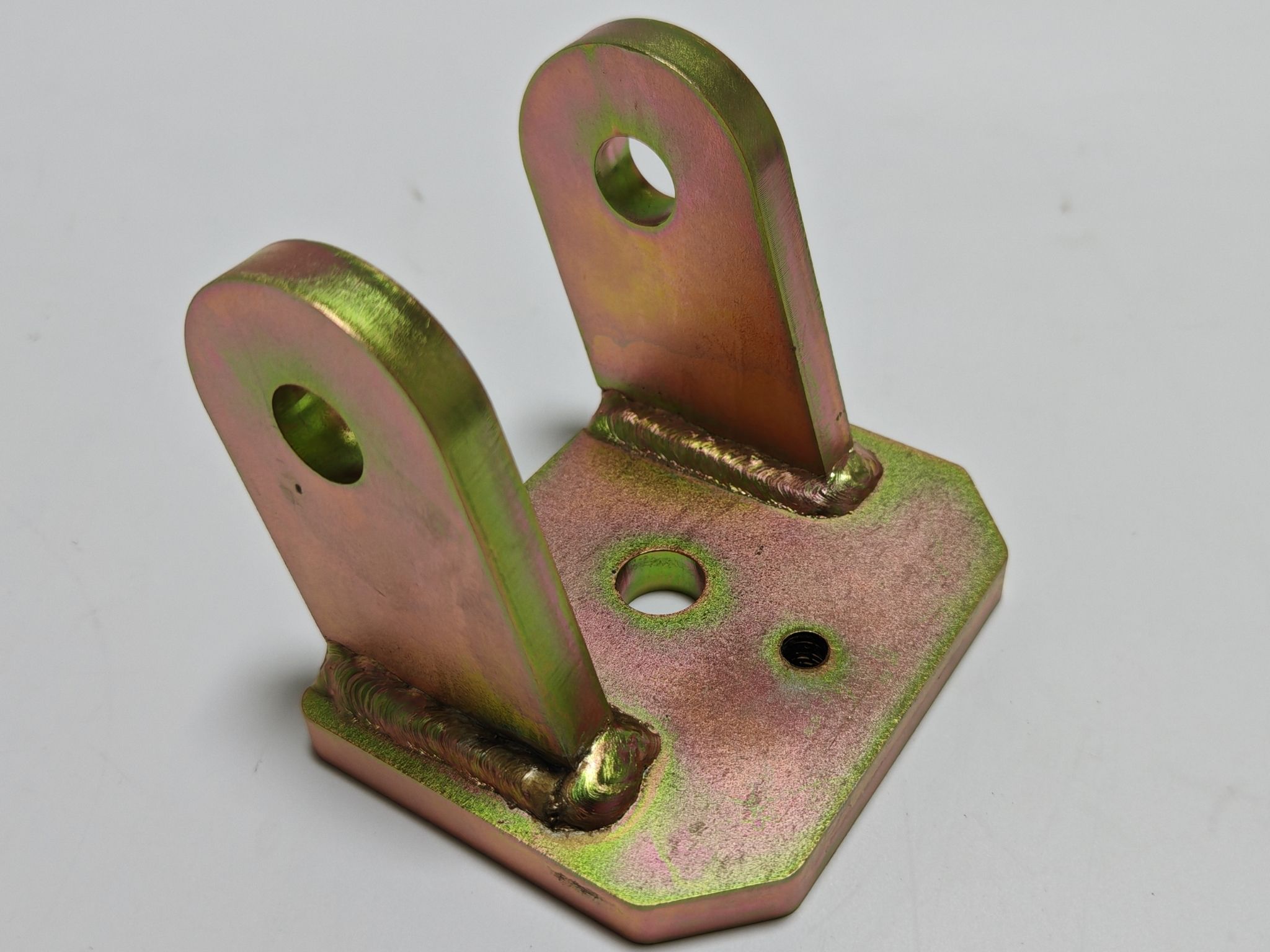 Welded sheet metal fabrication assembly