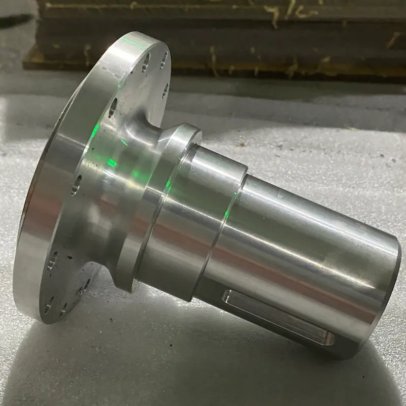 Precision machined shaft with anodised finish produced by STARWAY MFG GROUP