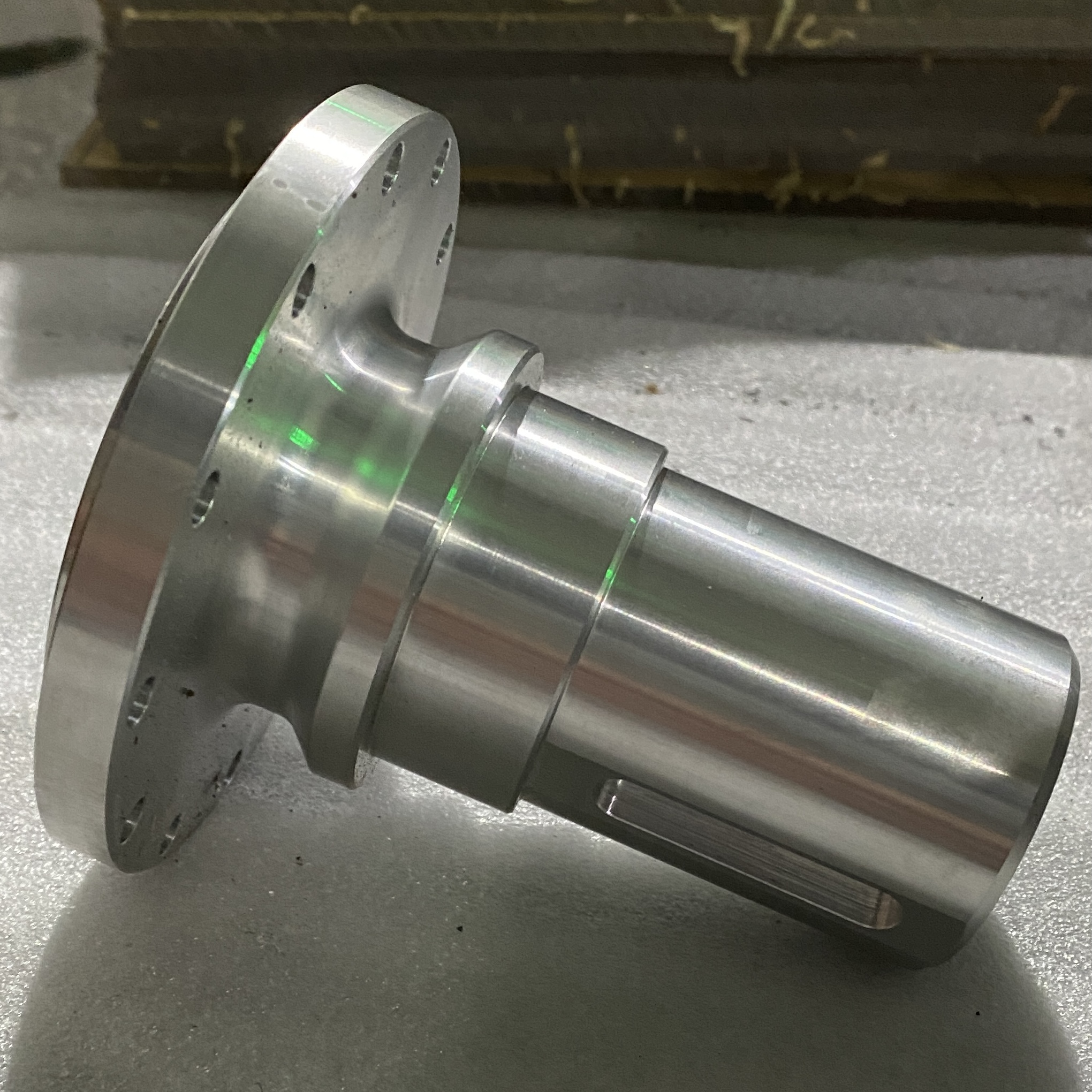 Precision machined flange with bolt holes produced by STARWAY MFG GROUP